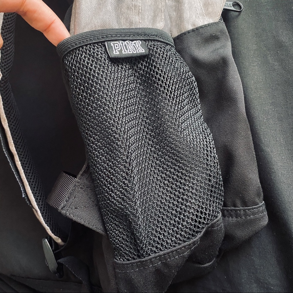 PINK Gray and Black Backpack - Picture 10 of 12